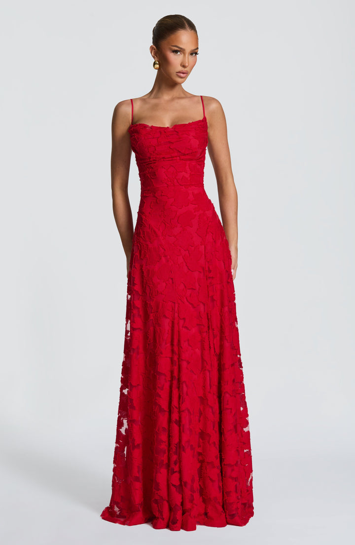 Floral Amélie™ | Vestido largo floral Nuit