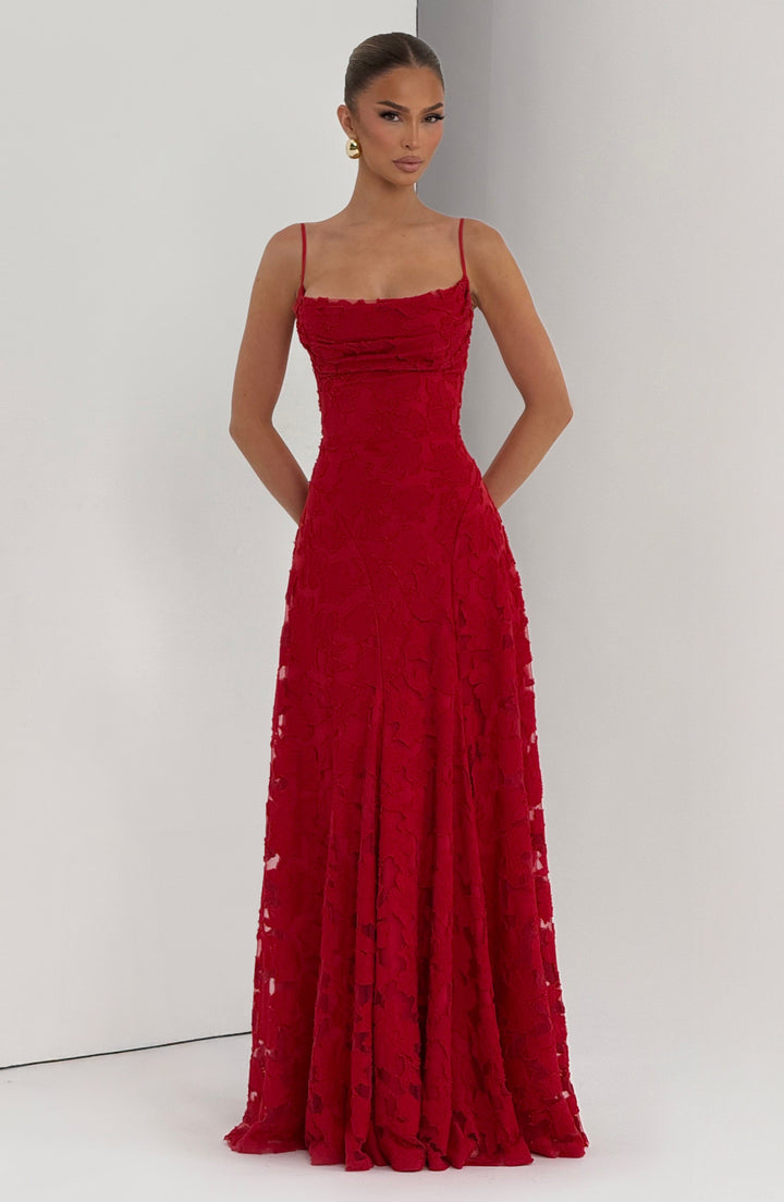 Elara™ | Vestido maxi premium floral