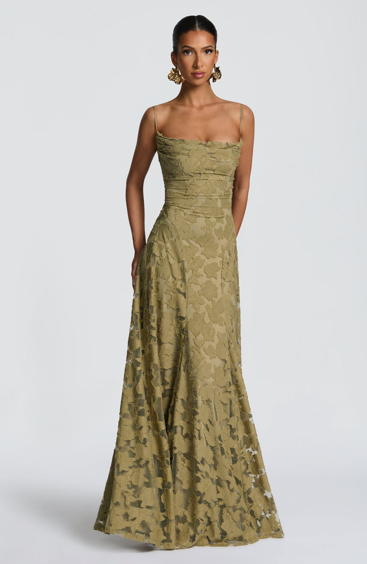 Floral Amélie™ | Vestido largo floral Nuit