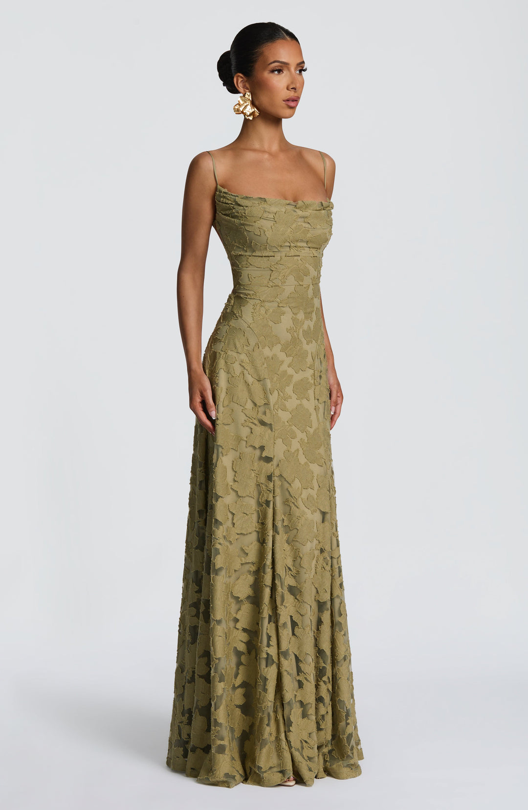 Floral Amélie™ | Vestido largo floral Nuit