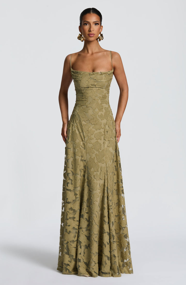 Floral Amélie™ | Vestido largo floral Nuit