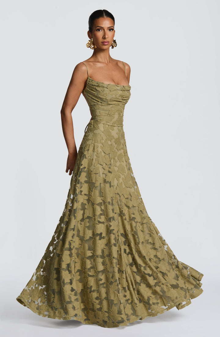 Elara™ | Vestido maxi premium floral
