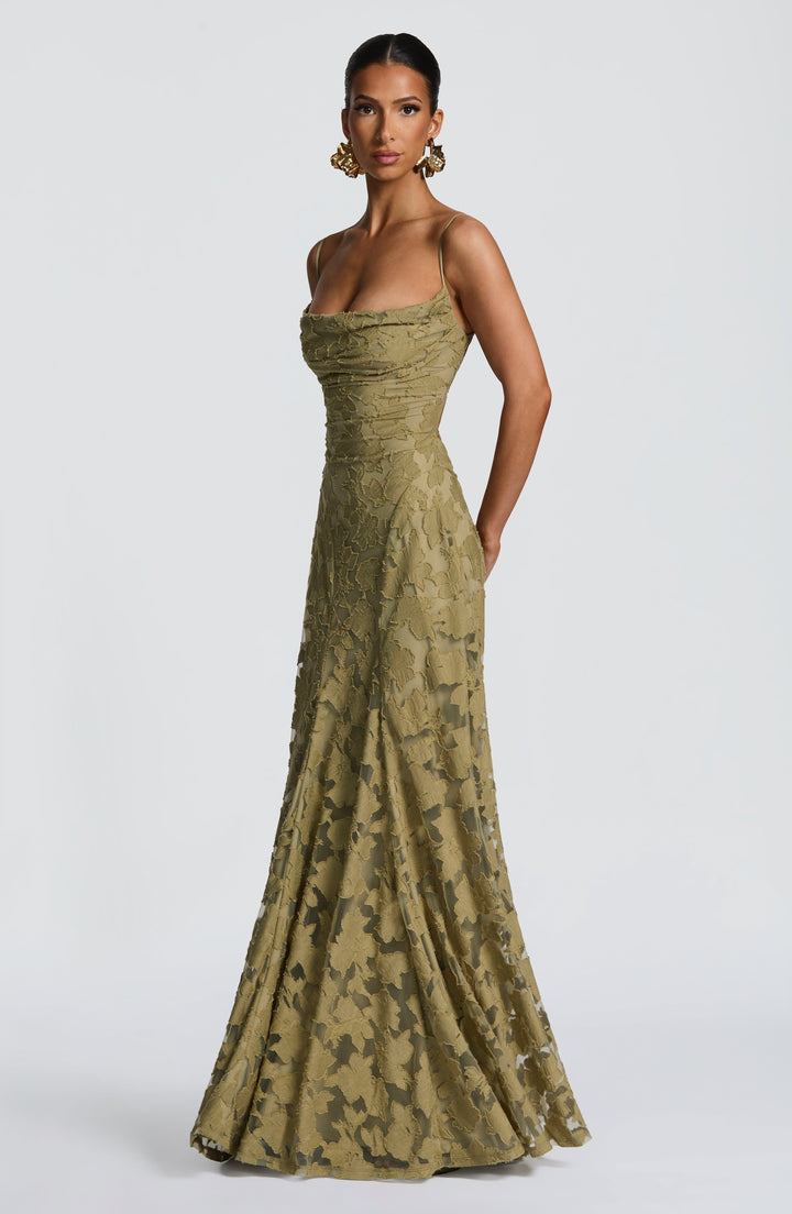 Floral Amélie™ | Vestido largo floral Nuit