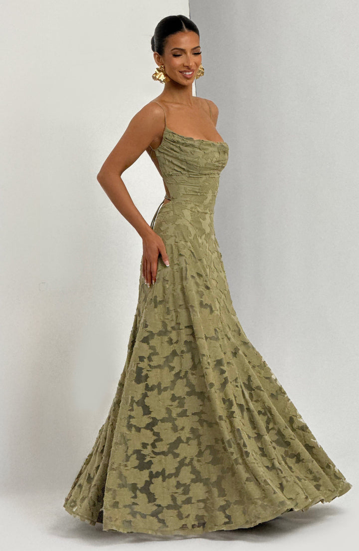 Floral Amélie™ | Vestido largo floral Nuit