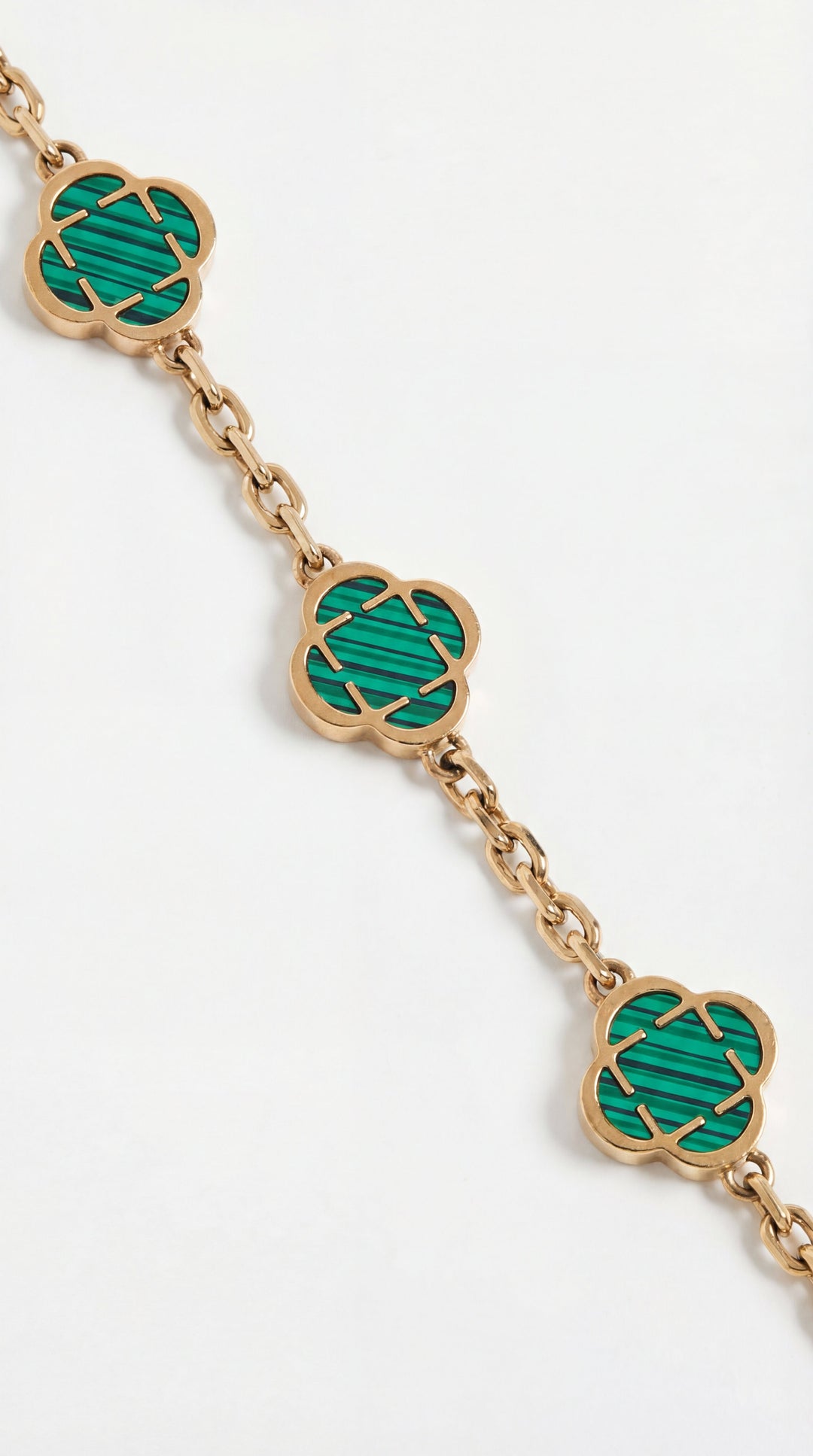Émeraude Royale™ | Pulsera elegante con piedra verde bañada en oro