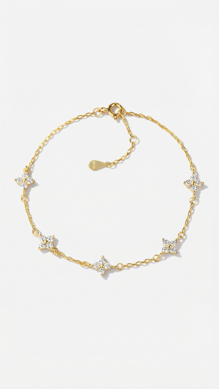 Lyra Élise™ | Brazalete elegante en plata de ley