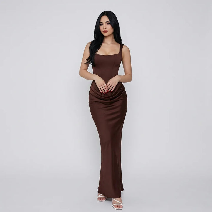 Ivory™ | Vestido largo Sculpt elegante