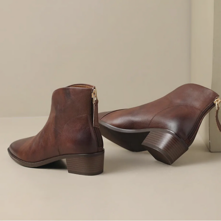 Anita™ | Botines de lujo con tacón bajo