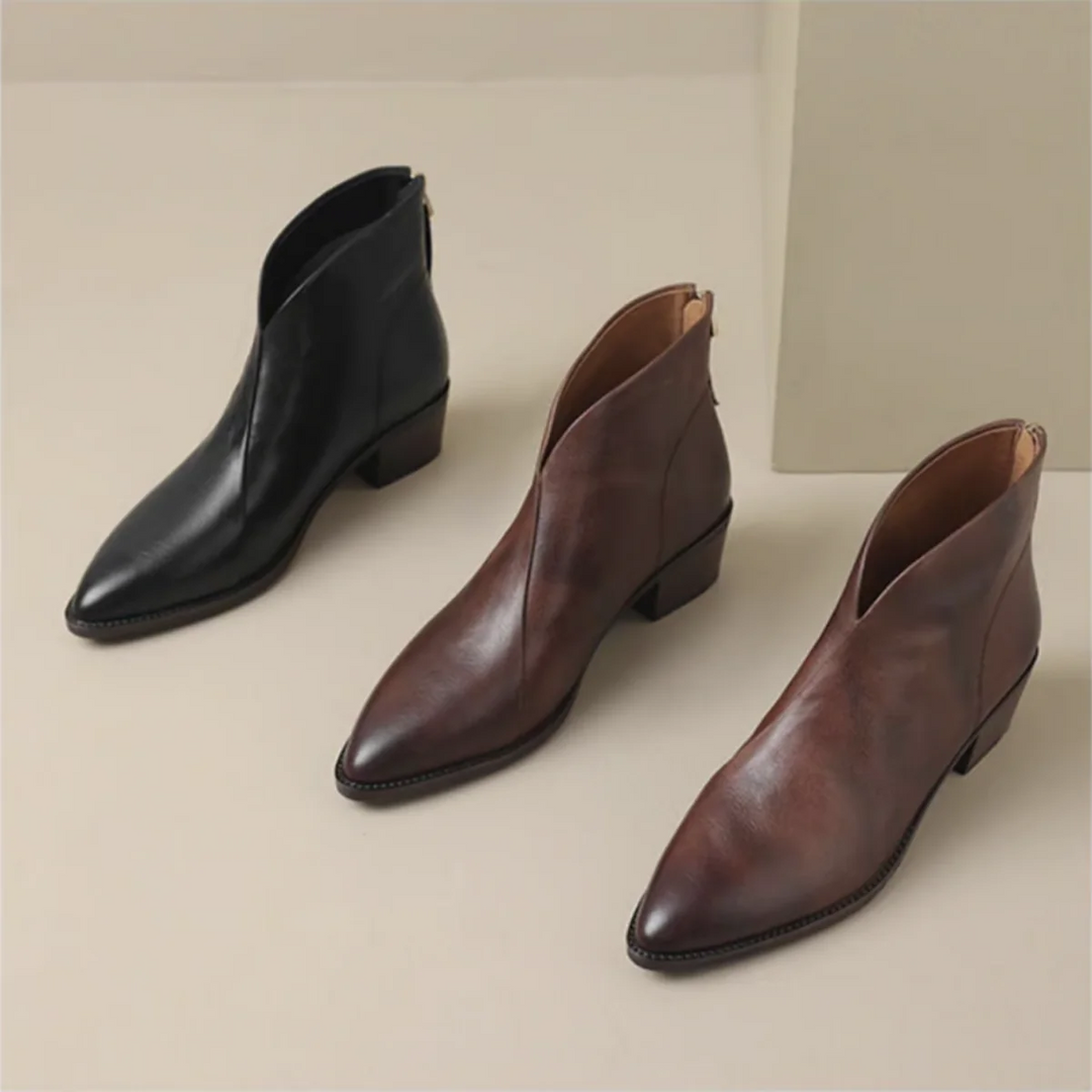 Anita™ | Botines de lujo con tacón bajo