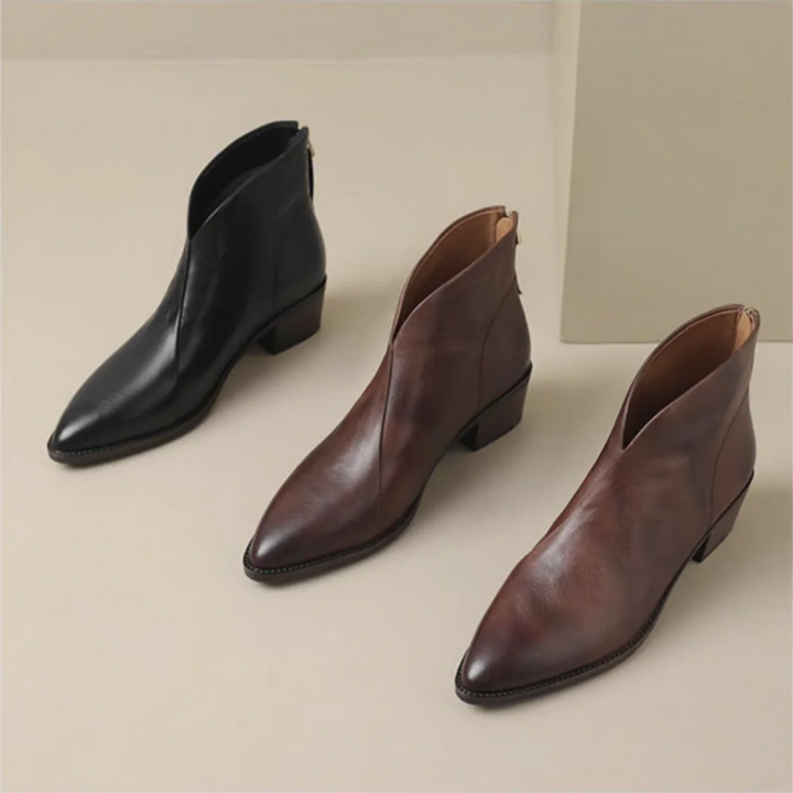 Anita™ | Botines de lujo con tacón bajo