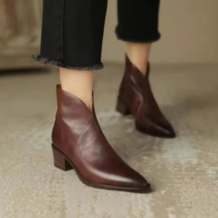 Anita™ | Botines de lujo con tacón bajo