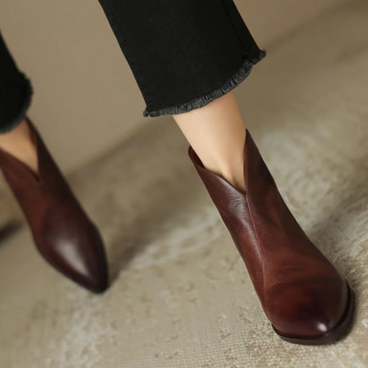 Anita™ | Botines de lujo con tacón bajo