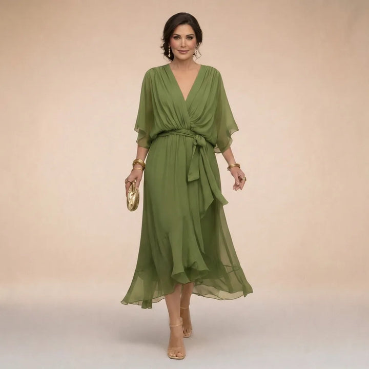 Monica™ |  Vestido de Chiffon
