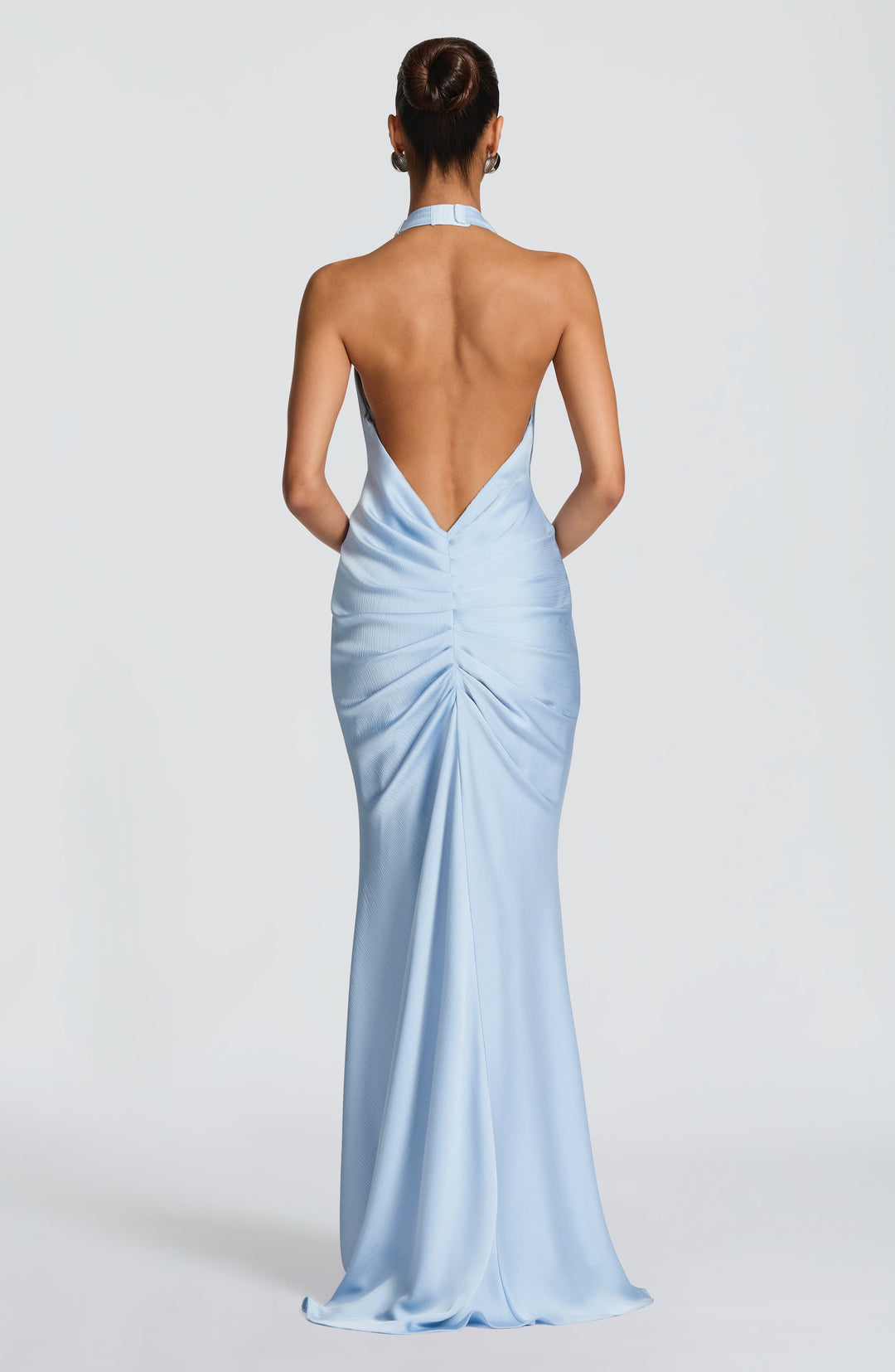 Aveline™ | Vestido premium texturizado con escote halter