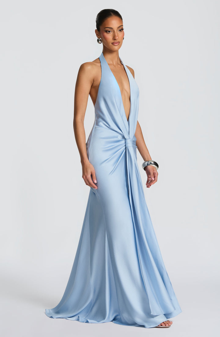 Aveline™ | Vestido premium texturizado con escote halter