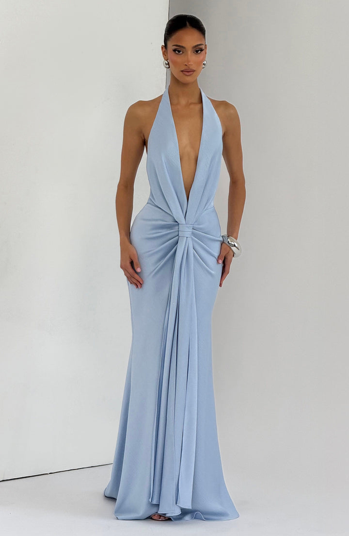 Aveline™ | Vestido premium texturizado con escote halter