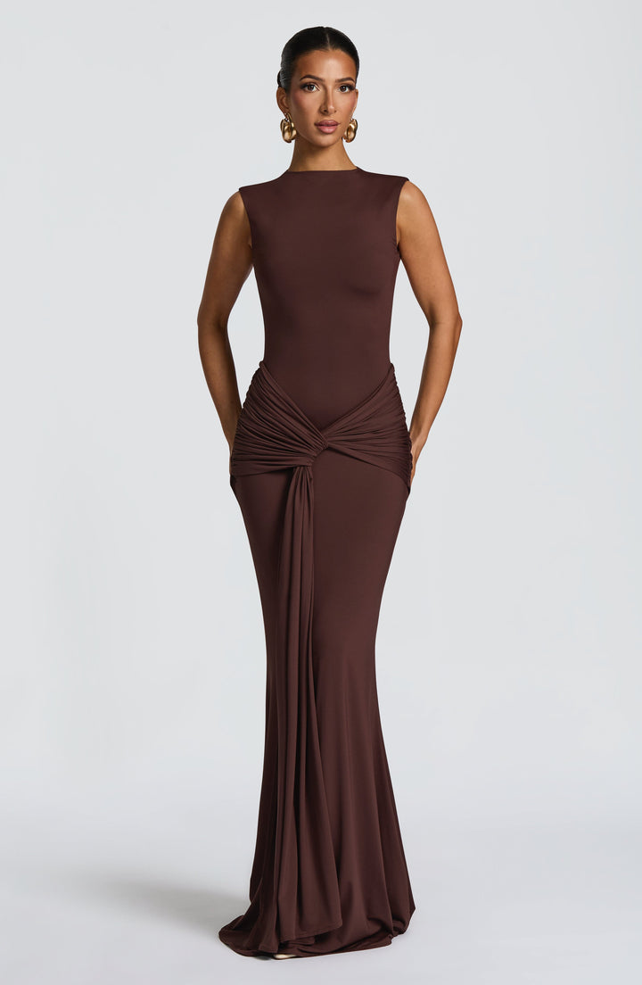 Seraphine™ | Vestido premium con drapeado escultórico