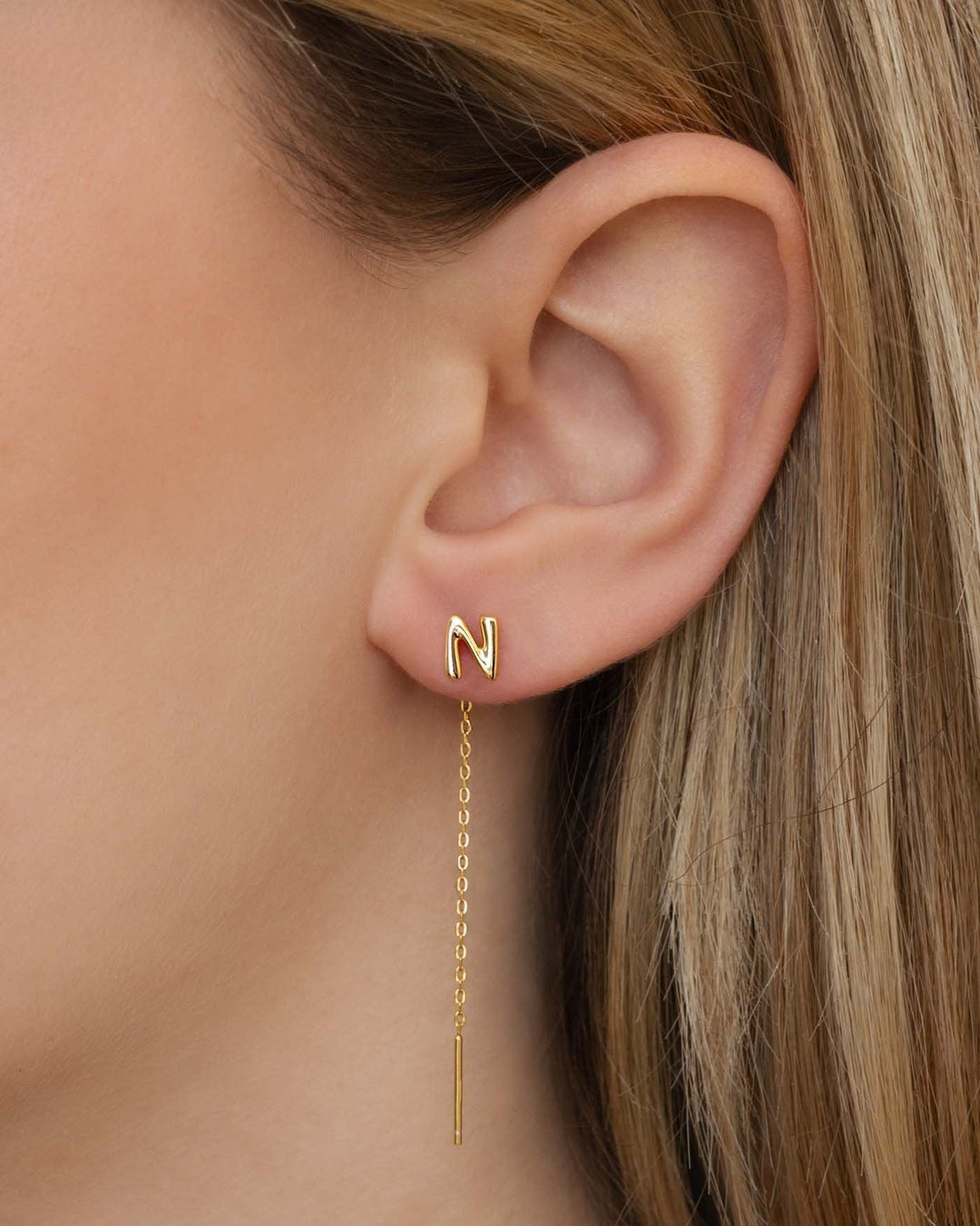 Lumière™ | Pendientes personalizados con inicial + 1 GRATIS