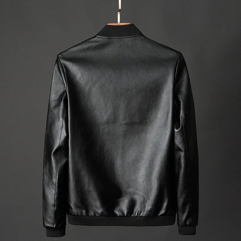 Julián™ | Chaqueta motera de cuero para hombre