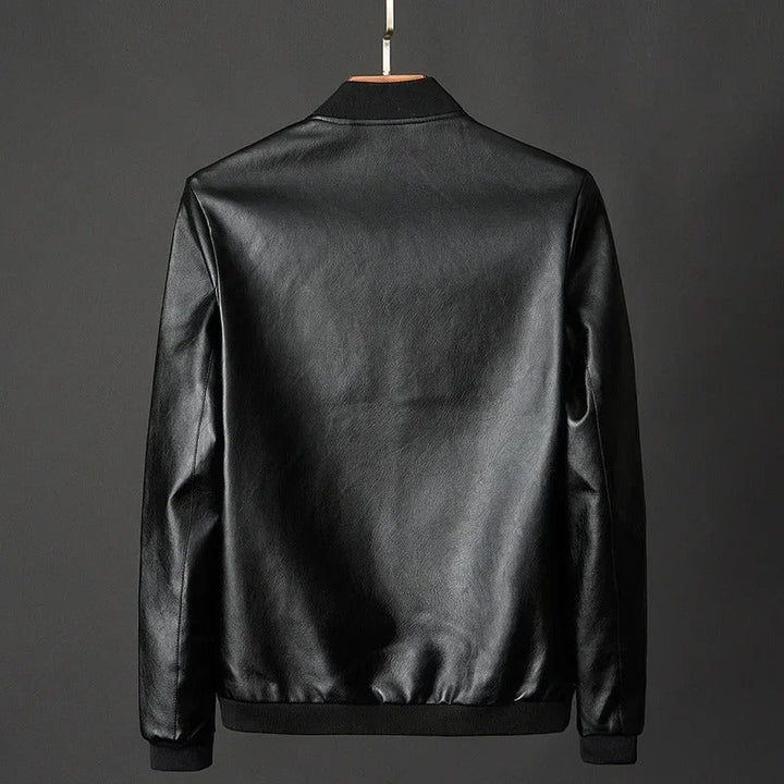 Julián™ | Chaqueta motera de cuero para hombre