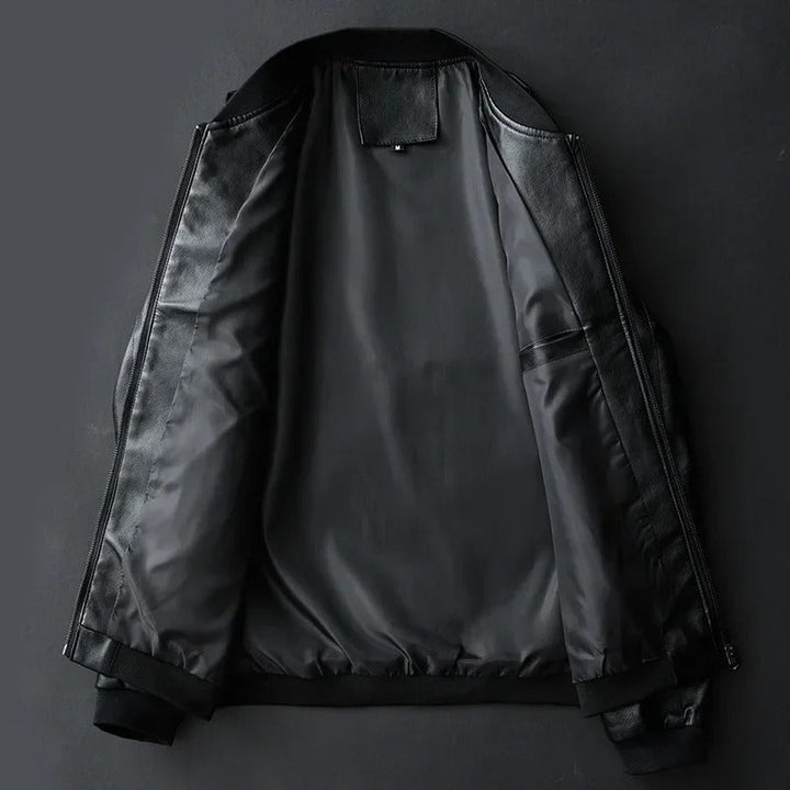 Julián™ | Chaqueta motera de cuero para hombre