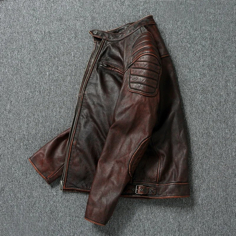 Ramón™ | Chaqueta de cuero vintage