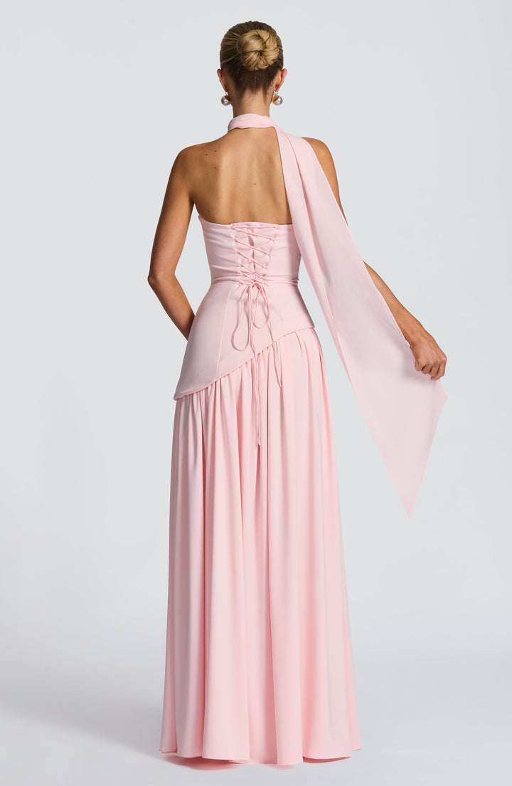Rouge Amélie™ | Vestido largo con abertura elegante