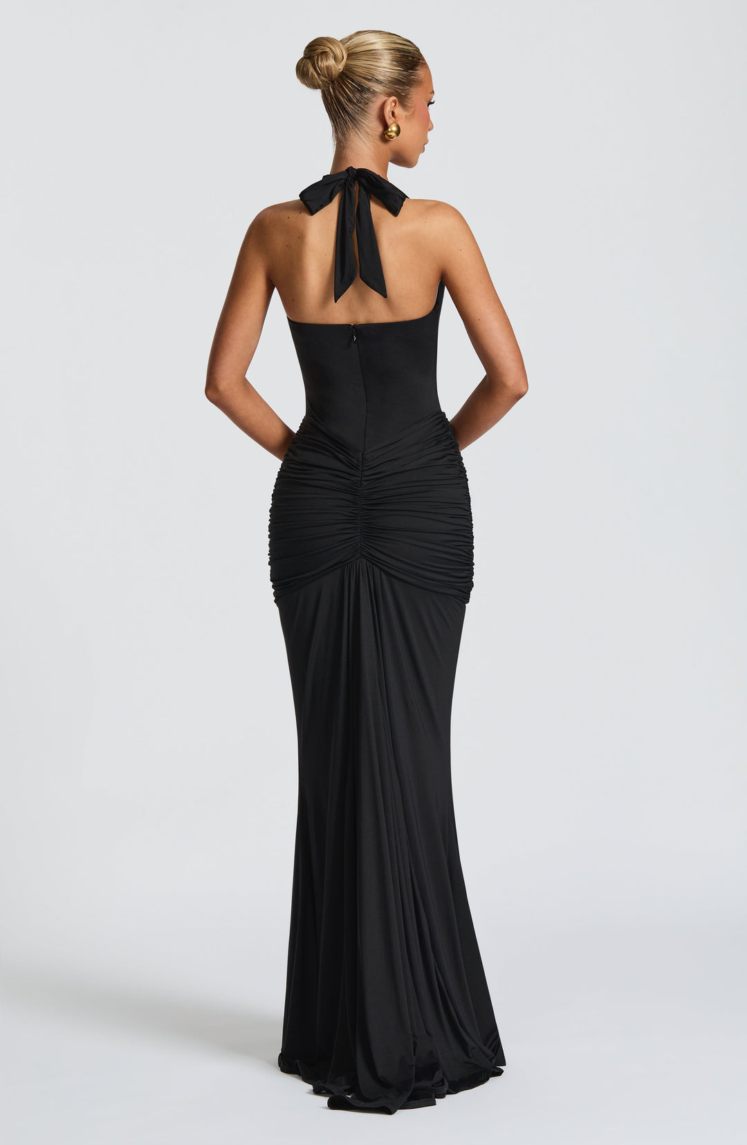 Artemis™ | Vestido premium con escote halter y drapeado escultural