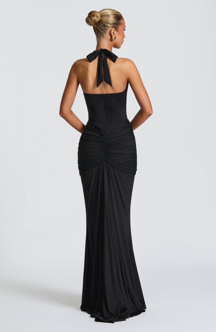 Artemis™ | Vestido premium con escote halter y drapeado escultural