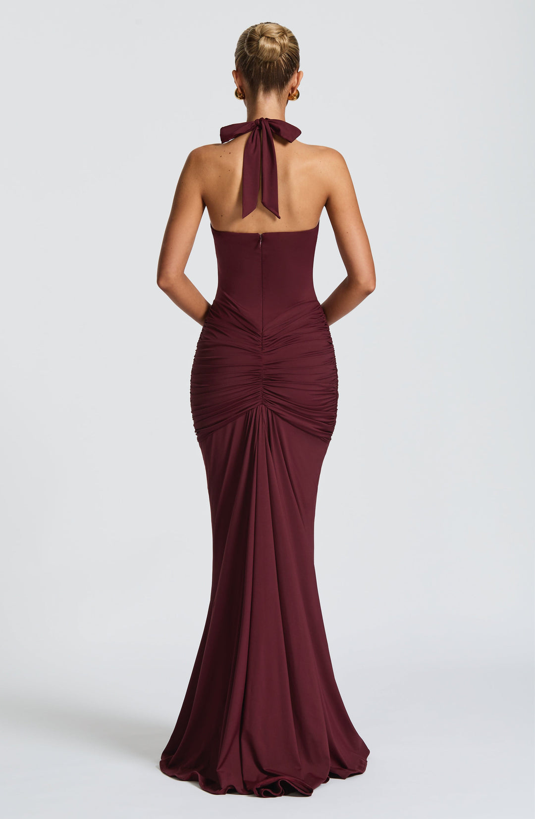 Artemis™ | Vestido premium con escote halter y drapeado escultural