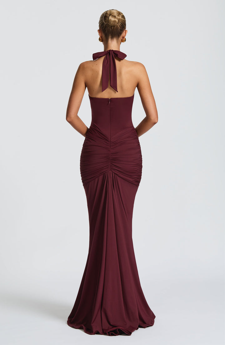Artemis™ | Vestido premium con escote halter y drapeado escultural