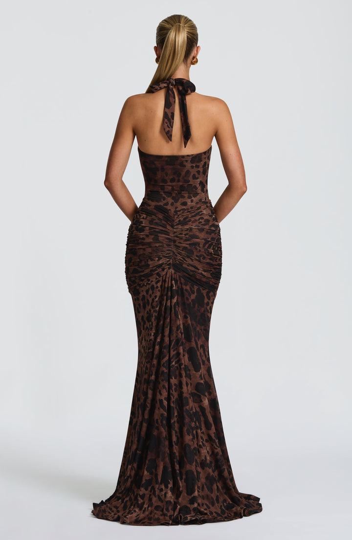 Artemis™ | Vestido premium con escote halter y drapeado escultural