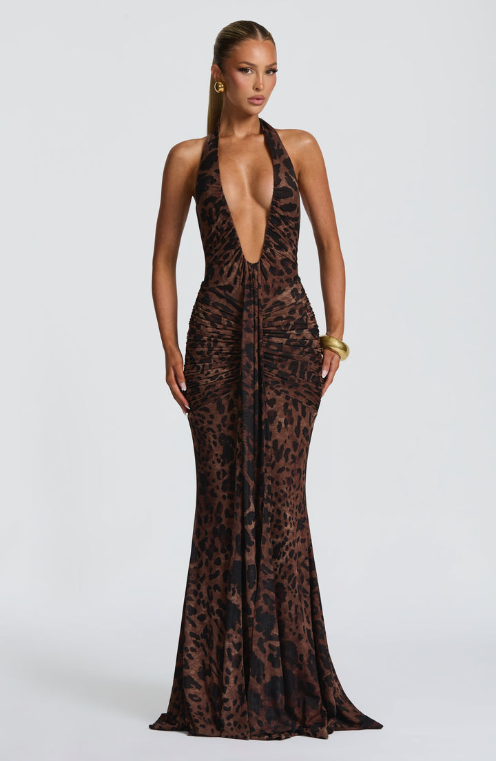Artemis™ | Vestido premium con escote halter y drapeado escultural