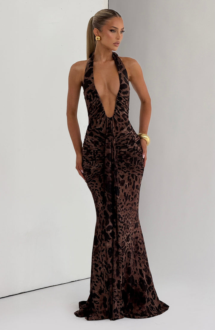 Artemis™ | Vestido premium con escote halter y drapeado escultural