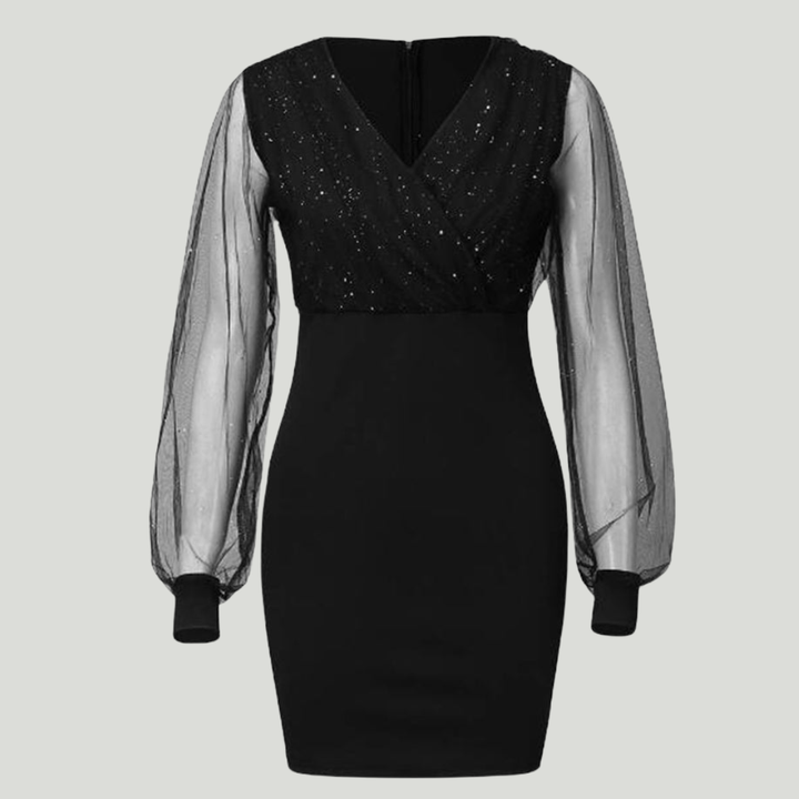 Estelle™ | Vestido elegante con mangas transparentes
