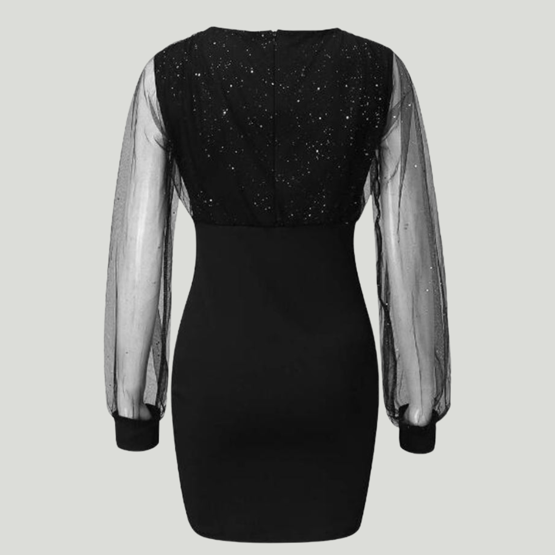 Estelle™ | Vestido elegante con mangas transparentes