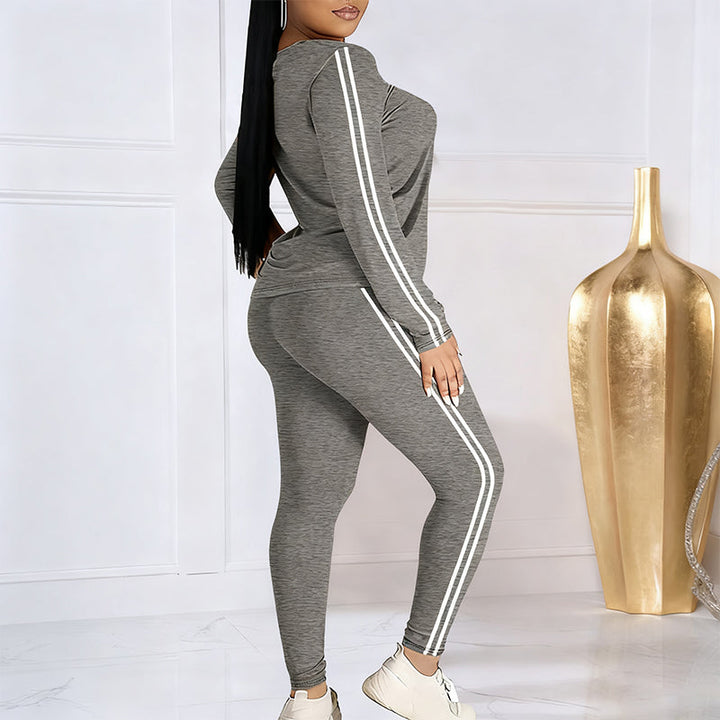 Lila™ | Conjunto de chándal de 2 piezas para mujeres con mangas largas