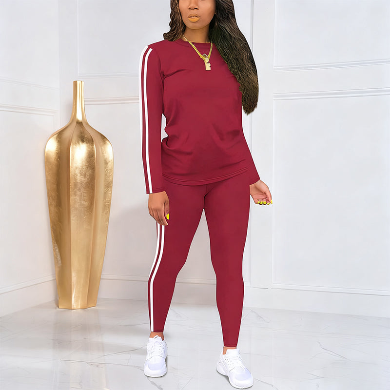 Lila™ | Conjunto de chándal de 2 piezas para mujeres con mangas largas