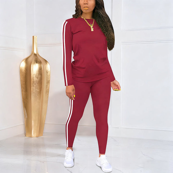 Lila™ | Conjunto de chándal de 2 piezas para mujeres con mangas largas