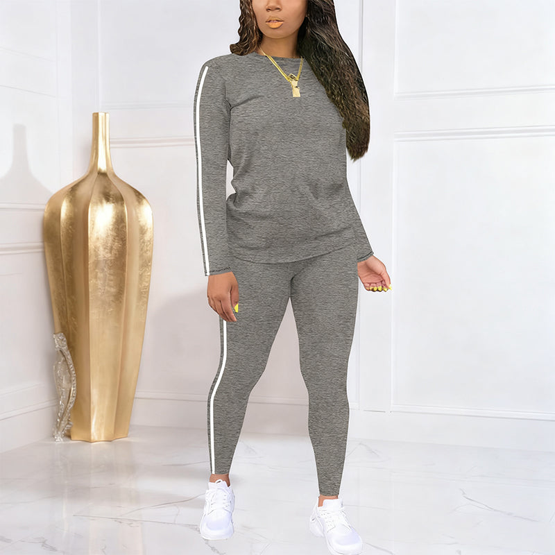 Lila™ | Conjunto de chándal de 2 piezas para mujeres con mangas largas