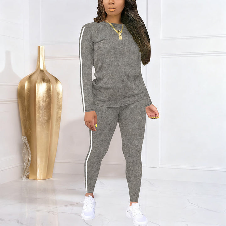 Lila™ | Conjunto de chándal de 2 piezas para mujeres con mangas largas