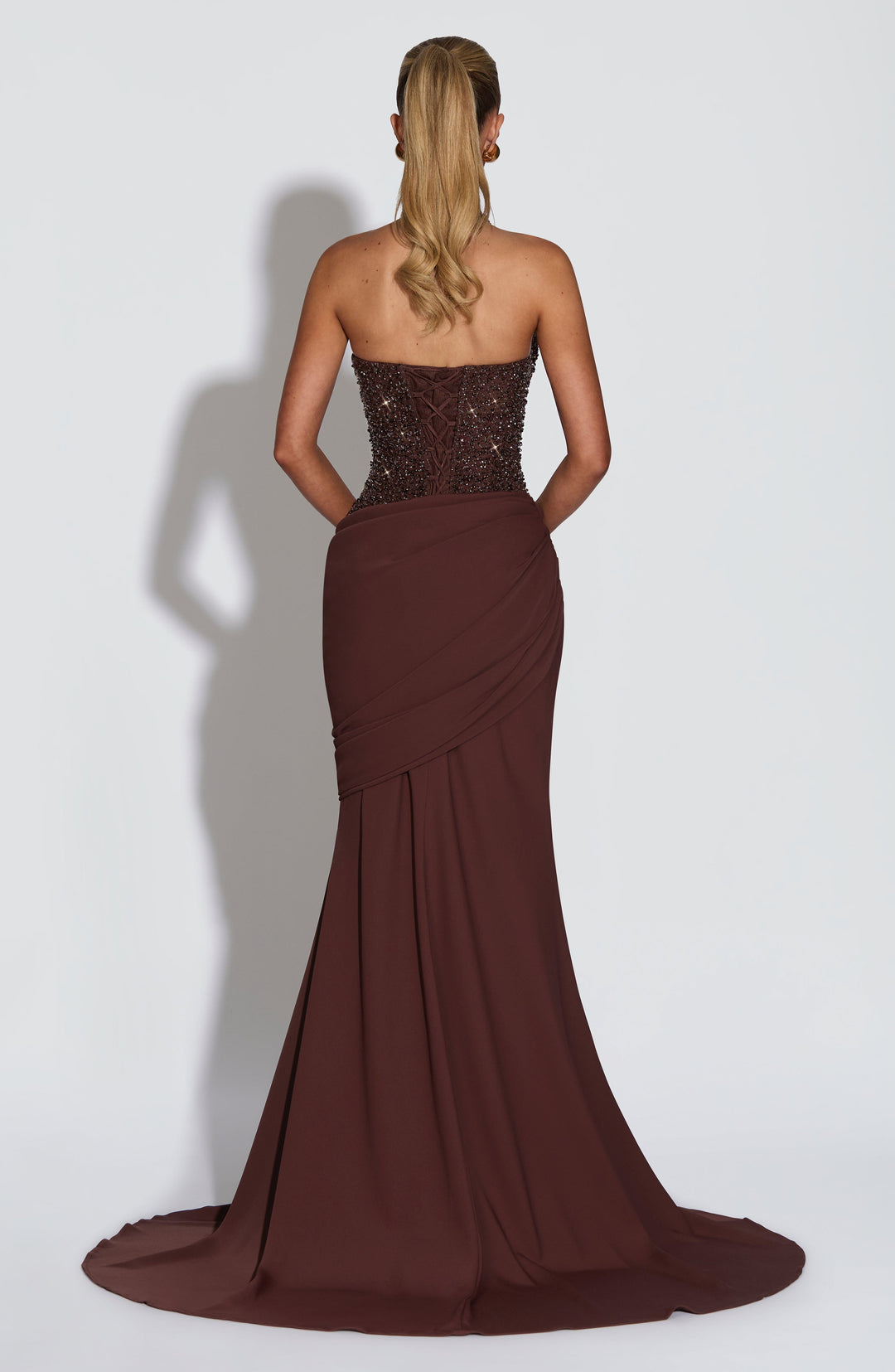 Velmira™ | Vestido de gala con corset y drapeado asimétrico