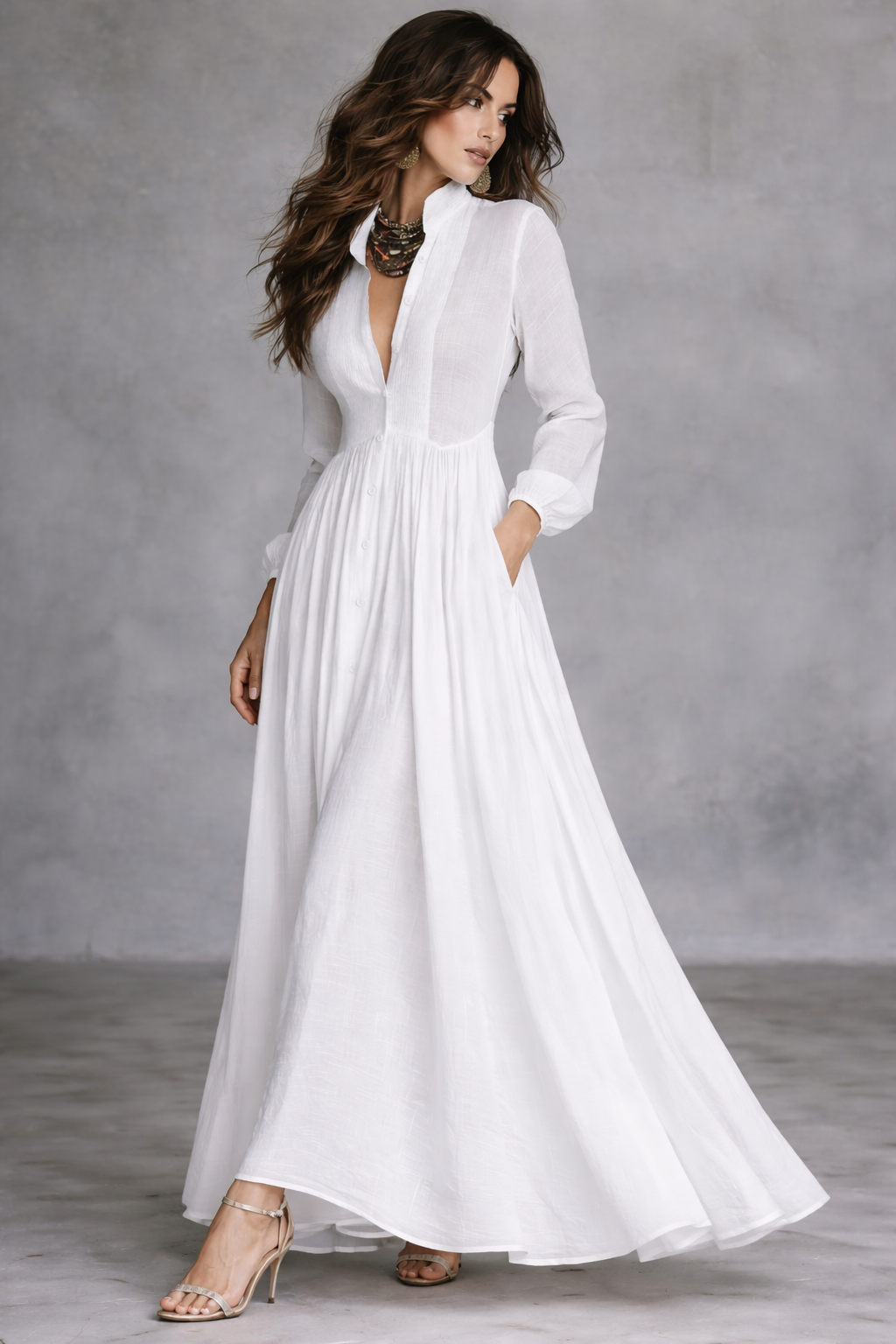 Regina™ | Vestido con Escote en V