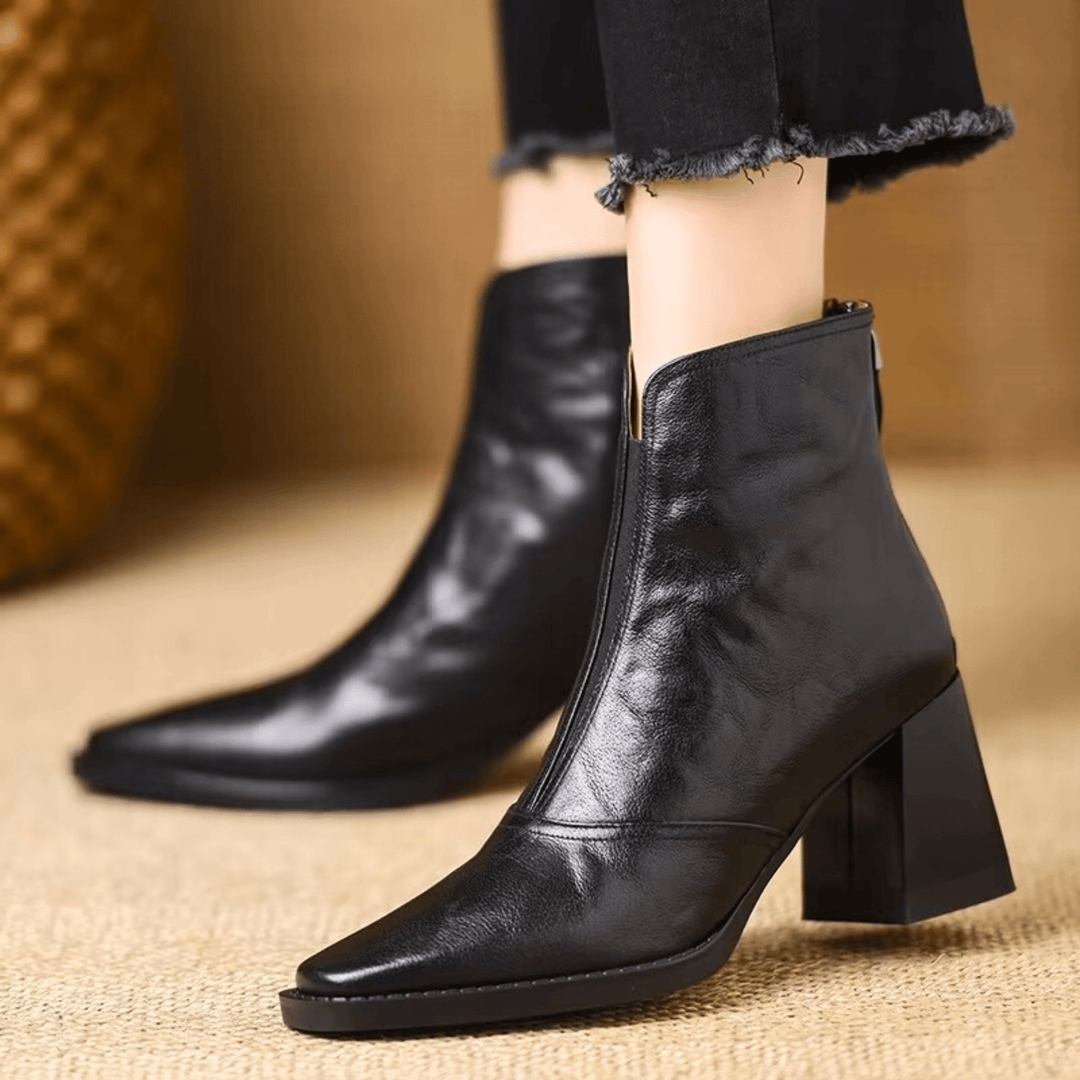 Sorolla™ | Botines de lujo con tacón medio