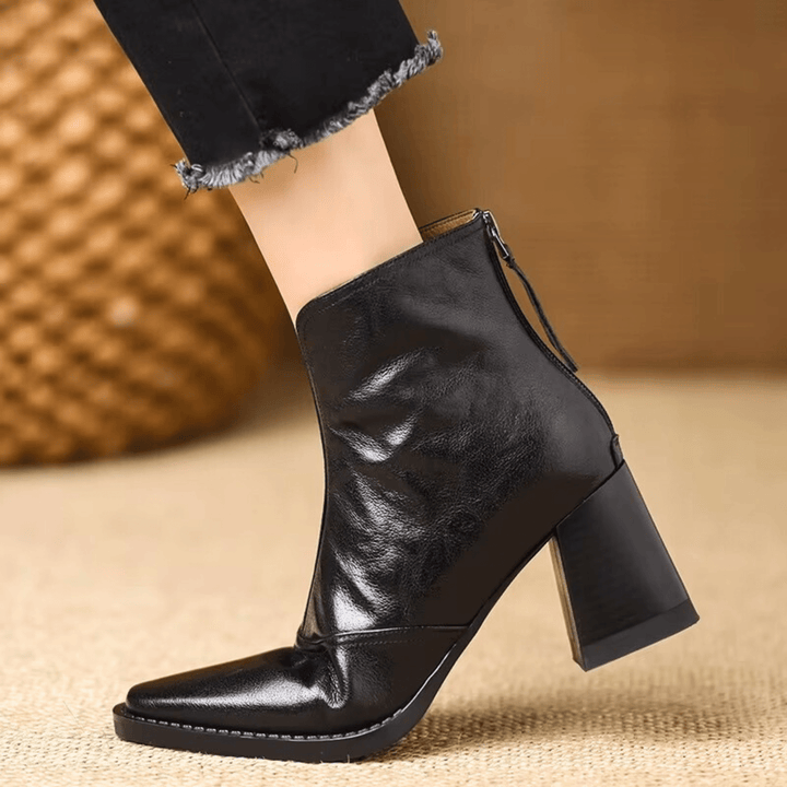 Sorella™ | Botines de lujo con tacón medio