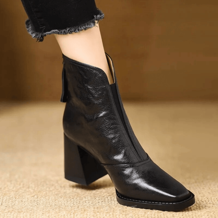 Sorolla™ | Botines de lujo con tacón medio