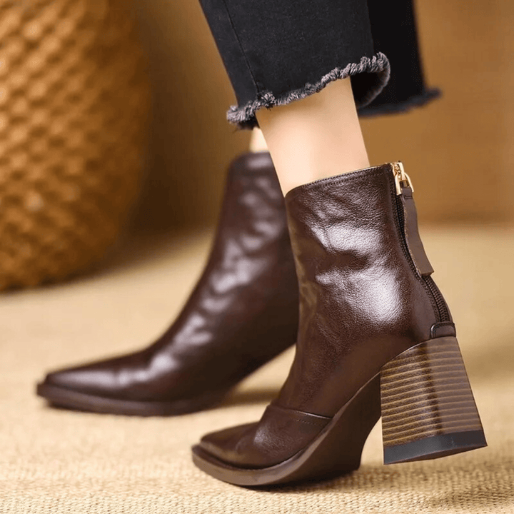 Sorolla™ | Botines de lujo con tacón medio