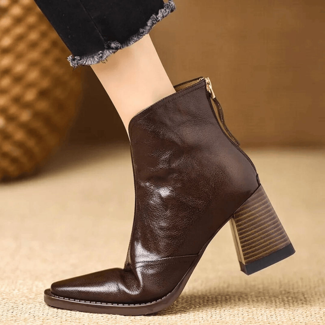Sorolla™ | Botines de lujo con tacón medio